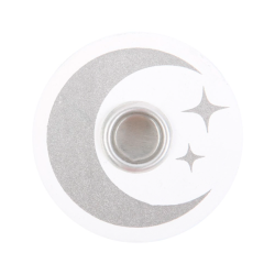 Candle Holder White Mystical Moon Candle Holder White Mystical Moon